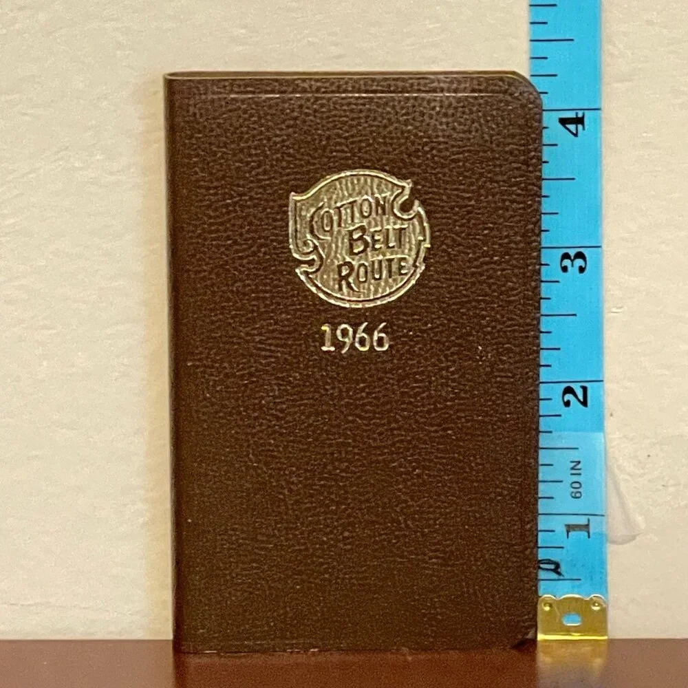 1966 Cotton Belt Route Pocket Diary St Louis Southwestern Railway RR Book